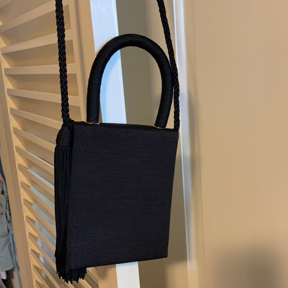 Black small evening bag